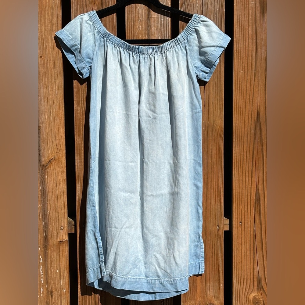 Cloth and Stone Denim Chambray Dress Size Small